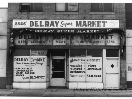 Print, Photographic - Delray Super Market, 8346 W. Jefferson