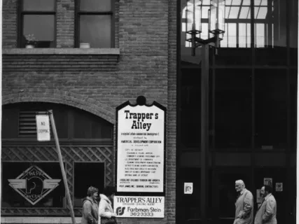 Print, Photographic - North Entrance to Trapper's Alley
