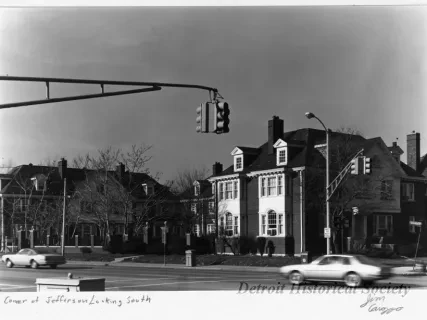 Print, Photographic - Corner of Jefferson Looking South