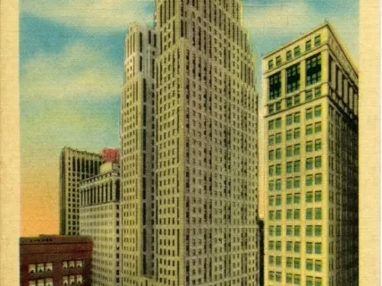 Postcard - Penobscot Building, Detroit, Mich.