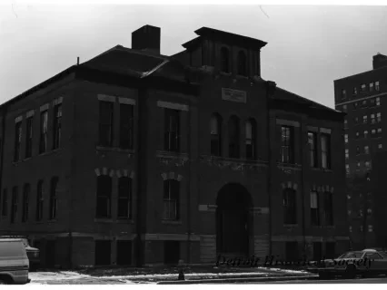 Print, Photographic - Clay School, 453 Myrtle, Det, MI