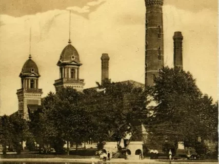Postcard - Water Works Park, Detroit, Mich.