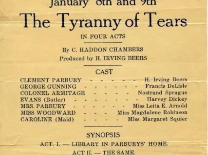 Program, Theater