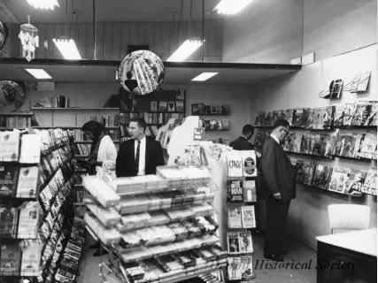 Print, Photographic - Interior of Elliot Bookstore on Gratiot Avenue