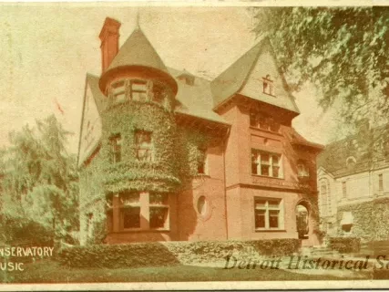 Postcard - Detroit Conservatory of Music