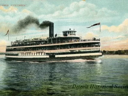 Postcard - Steamer "Columbia"
