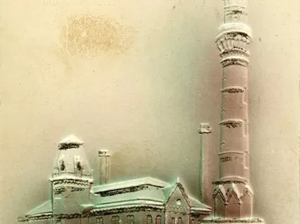 Postcard - Waterworks, Detroit, Mich.