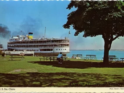 Postcard - S. S. Ste. Claire