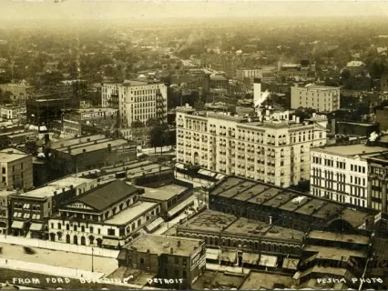 Postcard - From Ford Building, Detroit