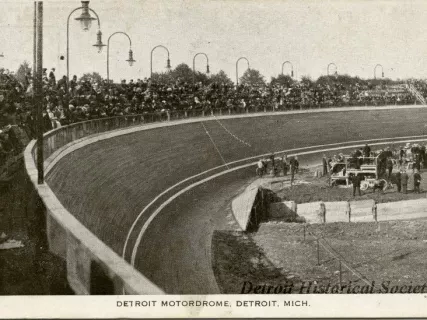 Postcard - Detroit Motordrome, Detroit, Mich.