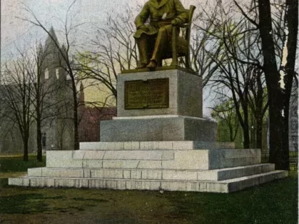 Postcard - Pingree Monument, Detroit, Mich.