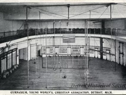 Postcard - Gymnasium, Young Women's, Christian Association, Detroit, Mich.
