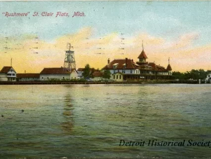Postcard - "Rushmere" St. Clair Flats, Mich.
