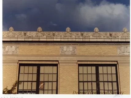 Print, Photographic - Detail of Stonework, Adams Jr. High