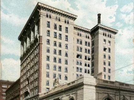 Postcard - Fort St West, Detroit, Mich.