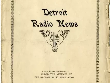 Newsletter - Detroit Radio News, Vol. 1, No. 2