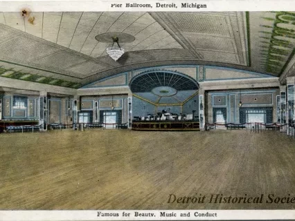 Postcard - Pier Ballroom, Detroit, Michigan
