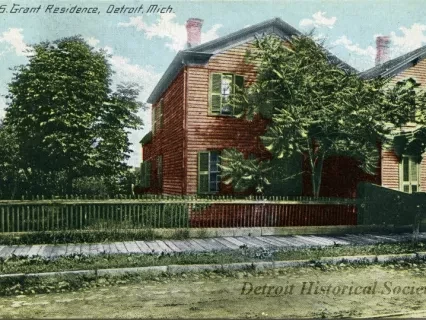 Postcard - Gen. U.S. Grant Residence, Detroit, Mich.