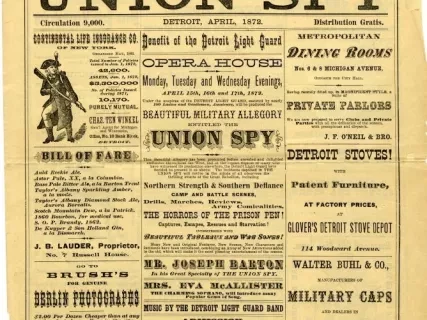 Program, Theater - Programme.  Union Spy