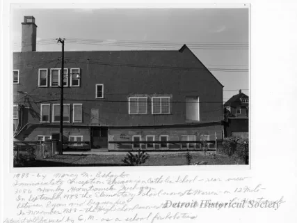 Print, Photographic - Immaculate Conception Ukrainian Catholic School - Rear View