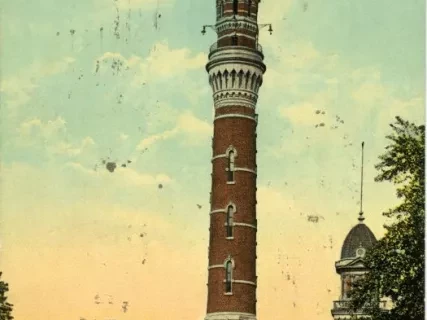 Postcard - Tower at Gladwin Park, Detroit, Mich.