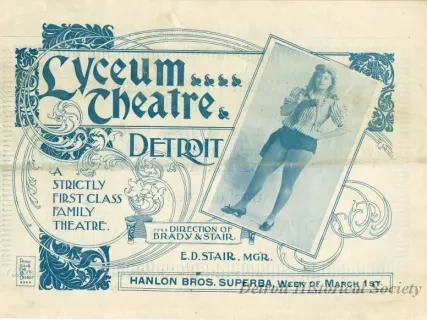 Program - Lyceum Theater, Vol. 2, No. 1