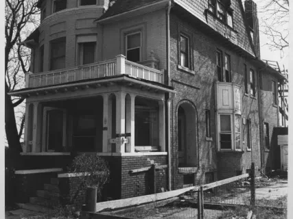 Print, Photographic - 544 Frederick, Front and Left Side of House