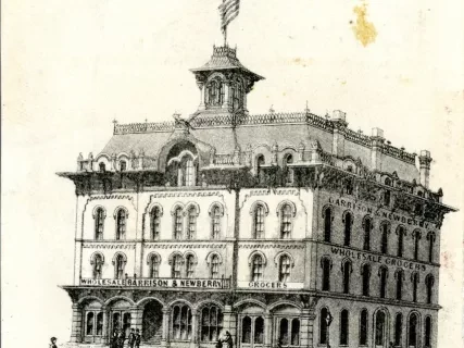 Lithograph - Garrison & Newberry Wholesale Grocers