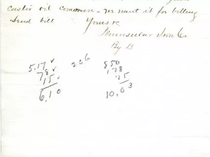 Letter - Peninsular Iron Company