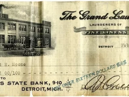 Check, Bank - The Grand Laundry