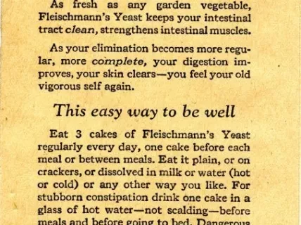 Envelope - Fleischmann's Yeast