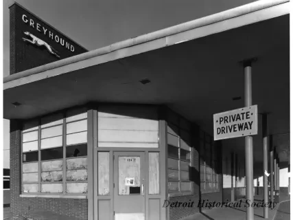 Print, Photographic - Bus Station, Pontiac