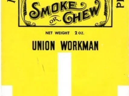 Wrapper - Union Workman Sweet Long Cut Smoke or Chew, 
Burley Tobacco