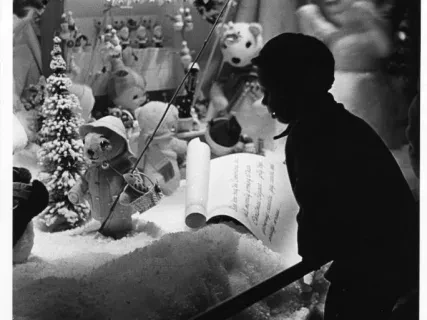 Print, Photographic - Downtown Hudson's Christmas Window
