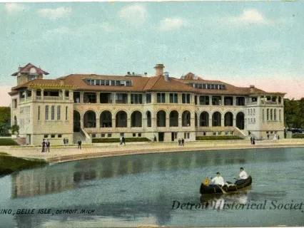 Postcard - Casino, Belle Isle, Detroit, Mich.