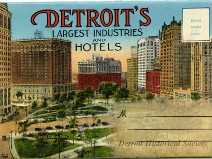 Post Folder - Detroit's Largest Industries and Hotels