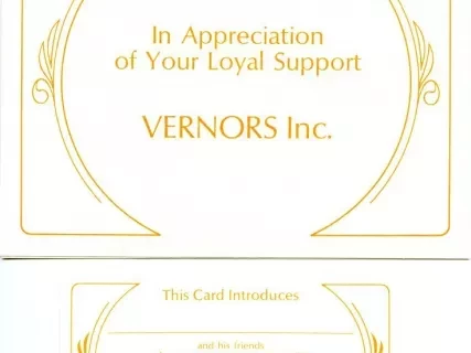 Invitation - Vernor's, Inc.
