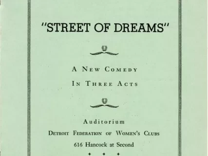 Program, Theater