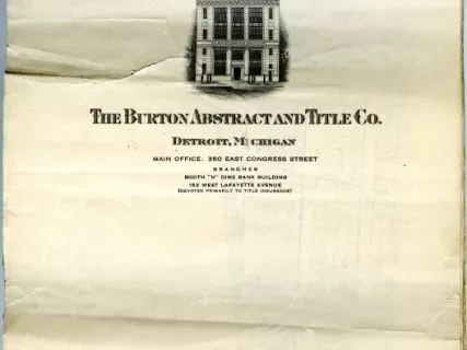 Title, Abstract - Abstract of Title,
Lot 142, O'Connor & Harrison's Greenlawn Subdivision