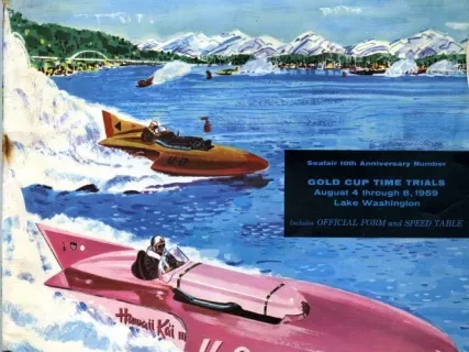 Program - 52nd Running, 
Gold Cup Official Regatta Magazine