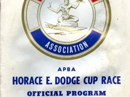 Program - APBA Horace E. Dodge Cup Race