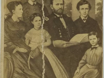 Carte-de-visite - Grant and Family