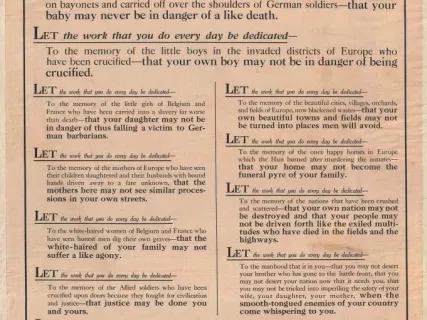 Poster - The Work That You Do Every Day