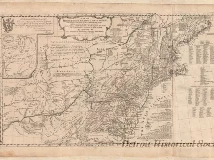 Map - A Map of the British Colonies in North America