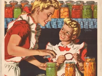 Poster - We'll have lots to eat this winter, won't we Mother?