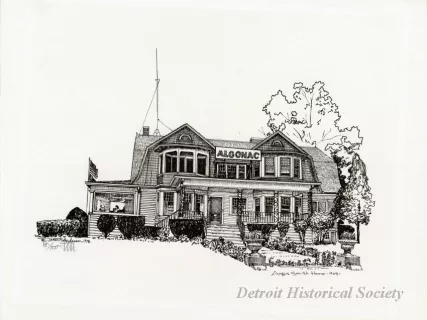 Drawing - "Angus Smith Home"