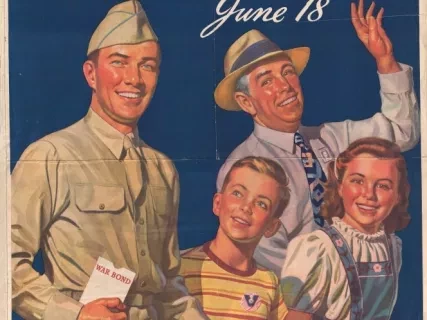 Poster - A Salute To Our Fighting Dads,
Father's Day, June 18
