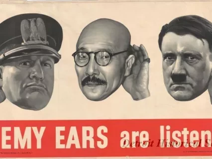 Poster - Enemy Ears Are Listening