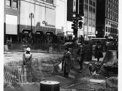 Print, Photographic - Woodward Ave., & Clifford, South, Southeast View