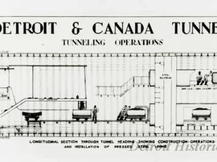 Image, Digital - Detroit & Canada Tunnel Tunneling Operations